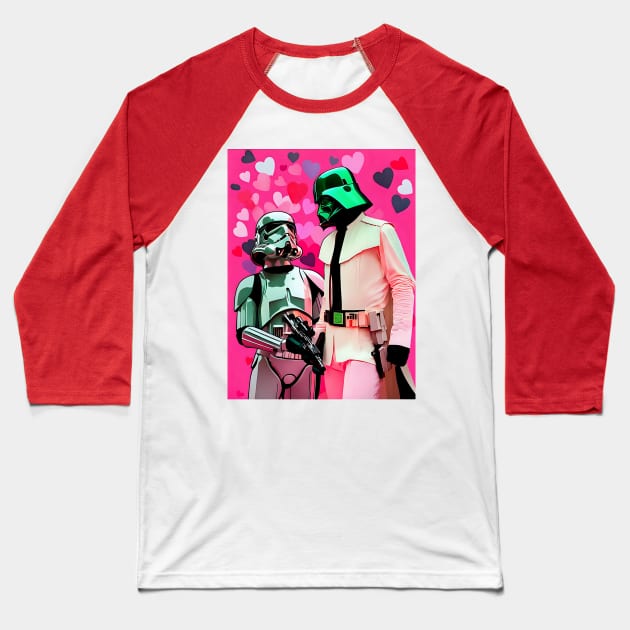 Valentines Baseball T-Shirt by Rogue Clone